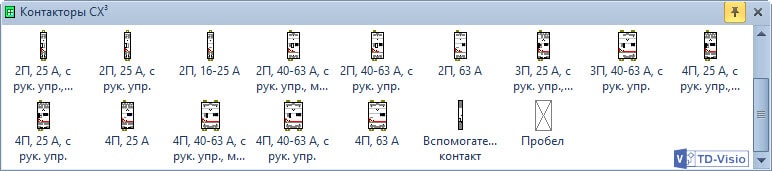 Трафарет Visio - контакторы CX³. Шаблоны Visio - контакторы CX³.