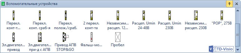Трафарет Visio - вспомогательные устройства. Шаблоны Visio - вспомогательные устройства.