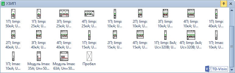 Трафарет Visio - устройства защиты от импульсный перенапряжений (УЗИП). Шаблоны Visio - устройства защиты от импульсный перенапряжений (УЗИП).