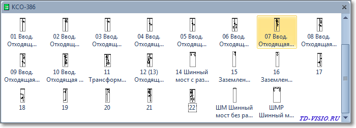 Трафарет Visio - КСО-386 (схемы силовых цепей). Трафарет Visio КСО-386 (схемы силовых цепей).