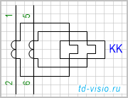 Расцепитель тепловой с трансформаторами тока 2-х полюсный.