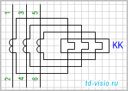 Расцепитель тепловой с трансформаторами тока 3-х полюсный.