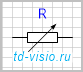 Регулируемый резистор (реостат).