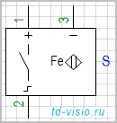 Устройство бесконтактное, срабатывающее на приближение железа