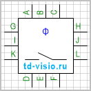 Переключатель со сложной коммутацией до 12 зажимов