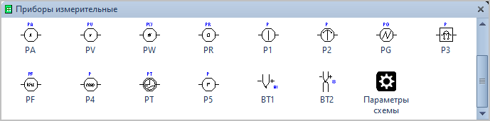 Трафарет Visio Приборы измерительные. Фигуры Visio Приборы измерительные.