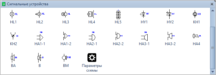 Фигуры Visio Сигнальные устройства.