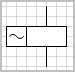 Фигура Visio катушка реле переменного тока