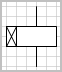 Фигура Visio катушка реле с замедлением при срабатывании