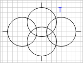 Условное обозначение - трансформатор с четырьмя обмотками.