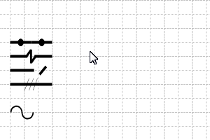 Фигуры условных обозначений линий проводок