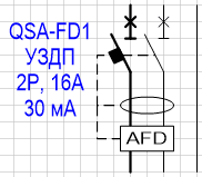 УЗДП со встроенным АВДТ 2P или 4P